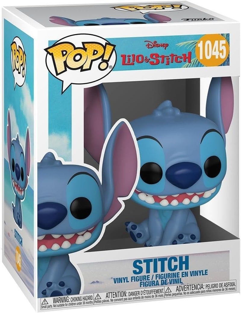Funko Pop! Disney: Smiling Seated Stitch - Disney: Lilo & Stitch - Collectable Vinyl Figure - Gift Idea - Official Merchandise - Toys for Kids & Adults - Movies Fans - Model Figure for Collectors - Image 1